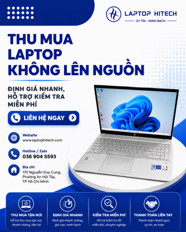 Thu Mua Laptop Không Lên Nguồn – Định Giá Nhanh, Hỗ Trợ Kiểm Tra Miễn Phí