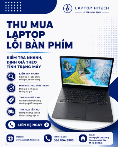 Thu Mua Laptop Lỗi Bàn Phím – Kiểm Tra Nhanh, Định Giá Theo Tình Trạng Máy