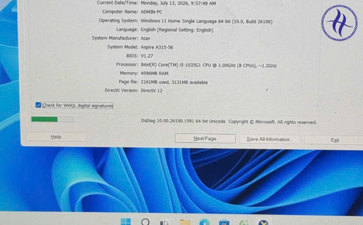 ACER ASPIRE A315 56 I5