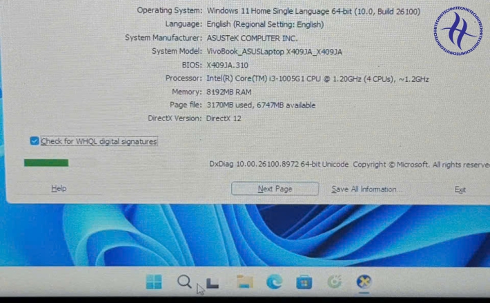 ASUS VIVOBOOK X409 I3