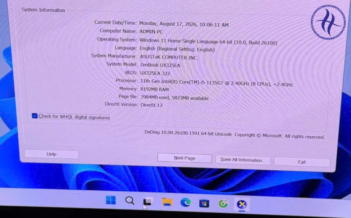 ASUS ZENBOOK UX325 OLED I5