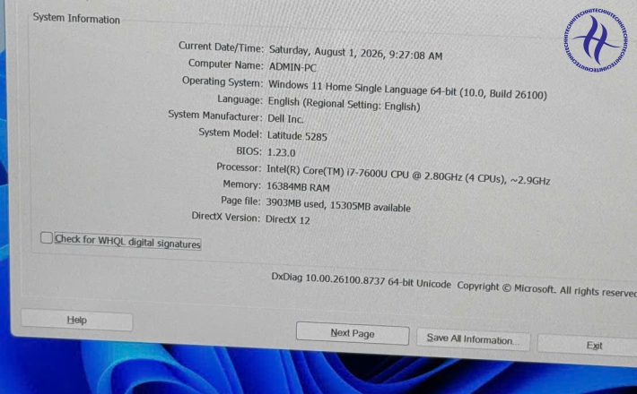 DELL LATITUDE 5285 2 IN 1