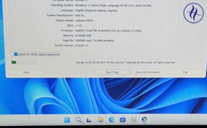 DELL LATITUDE 5570 I5-6440HQ