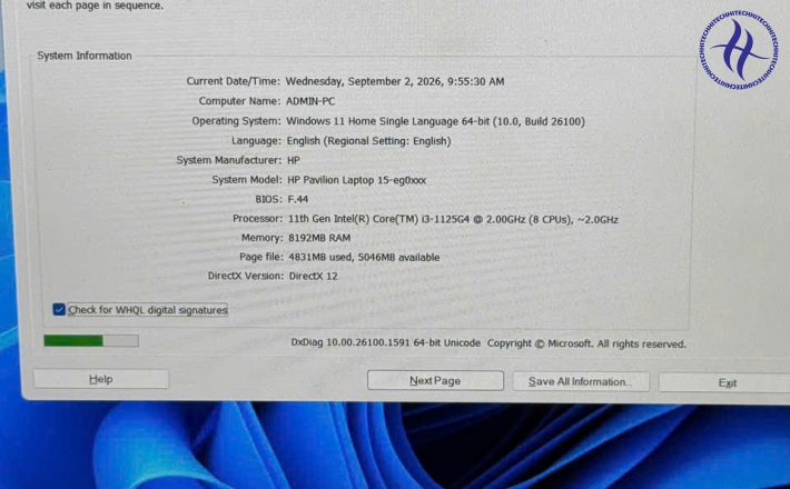 HP PAVILION 15-EG I3