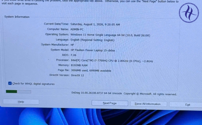 HP PAVILION 15 EG I5 1240P