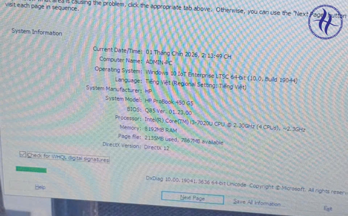 HP PROBOOK 450 G5 I3