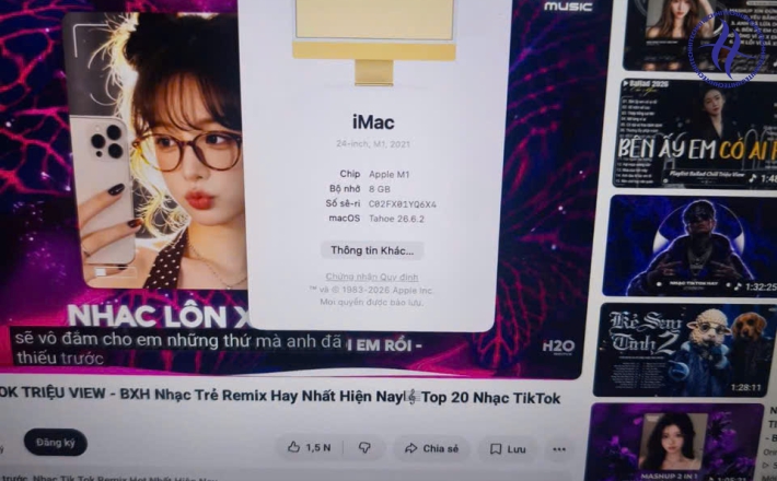 IMAC M1 8GB 256GB 24 INCH GOLD