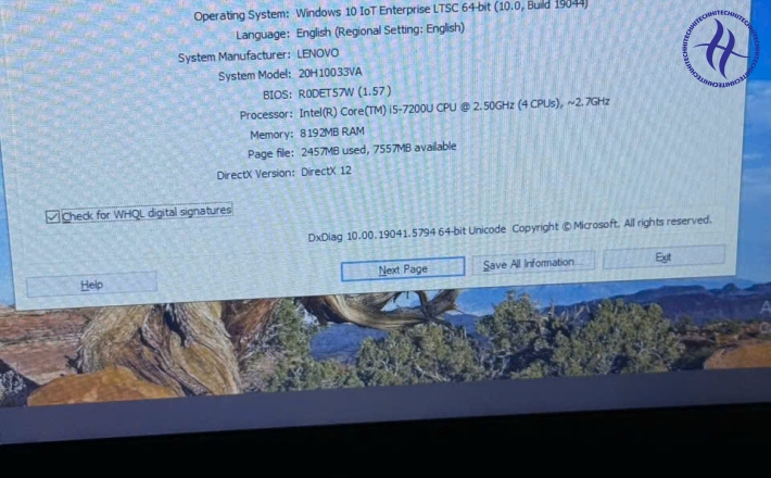 LENOVO THINKPAD E470 I5-7200U