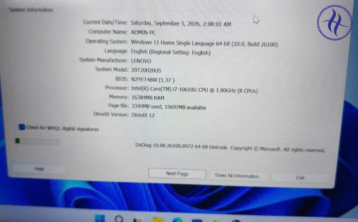 LENOVO THINKPAD X13 GEN 1 I7