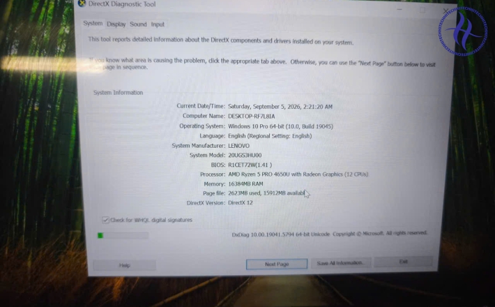 LENOVO THINKPAD X13 GEN 1 RYZEN 5 