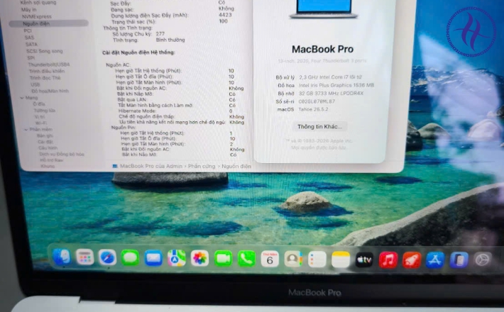 MACBOOK PRO TOUCH BAR 2020 I7