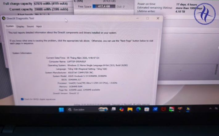 ASUS VIVOBOOK 14 OLED S5406