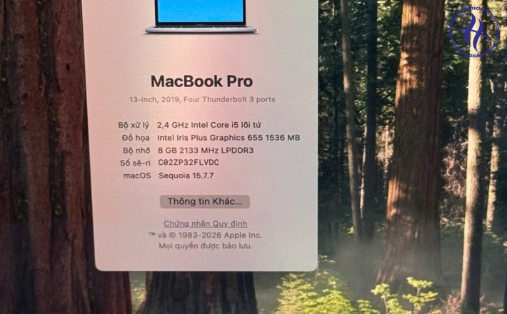 MACBOOK PRO TUOCHBAR 2019 13IN I5